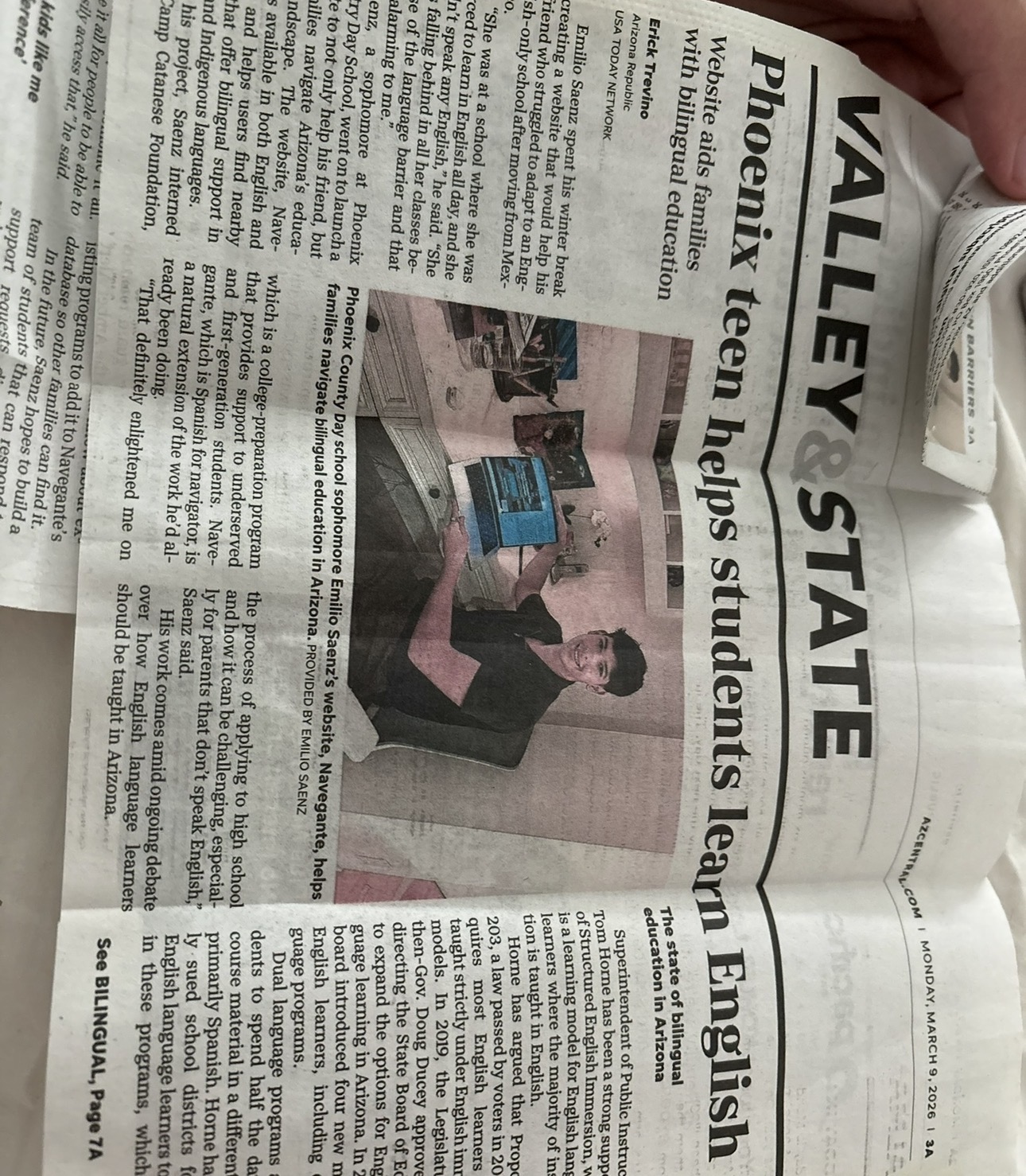 Valley & State print feature