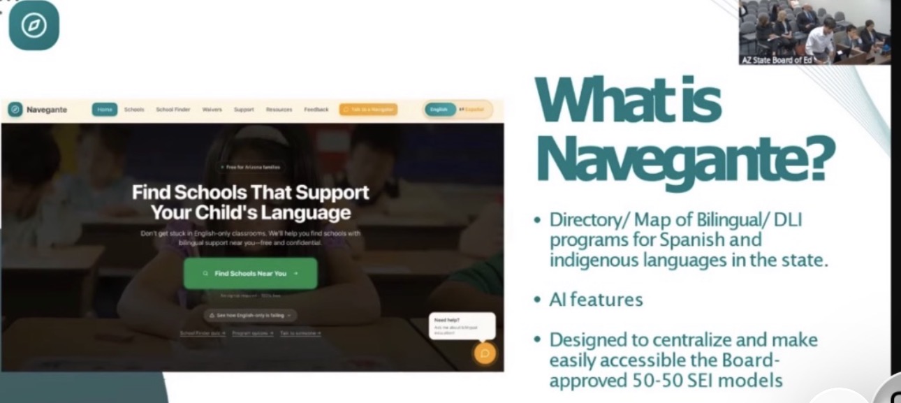 Navegante platform slide